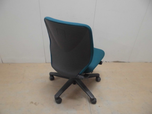 OAチェア(コクヨ)グリーン/セディスタ/肘無//0010552-1