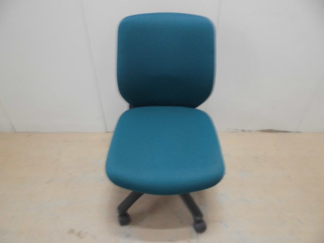 OAチェア(コクヨ)グリーン/セディスタ/肘無//0010552-1