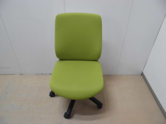 イトーキ/トルテ/グリーン/OAチェア/肘無// 0010562-1