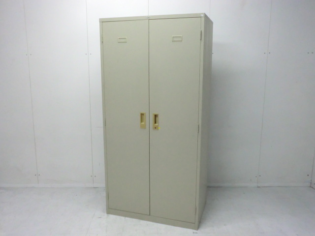 両開きキャビネット ( ライオン ) ニューグレー //0010619-4