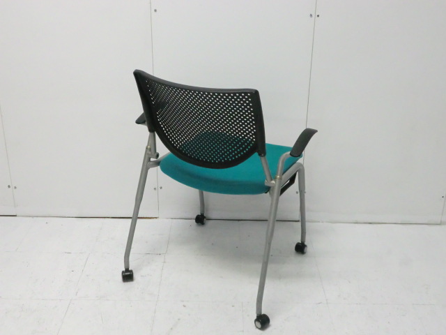 オカムラ/プロスタック/グリーン/カートチェア