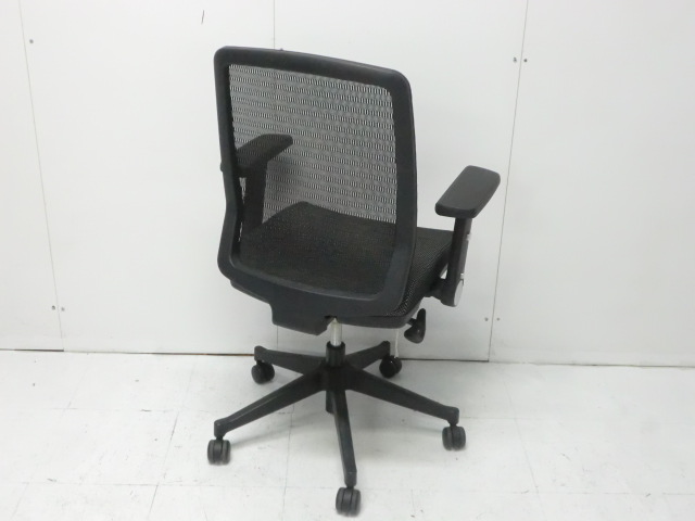 OAチェア ( その他 ) ブラック / 肘有/ 0011150-1