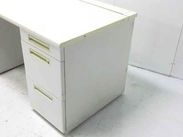 両袖デスク ( ナイキ ) ホワイト / XEHH型/0011438-1