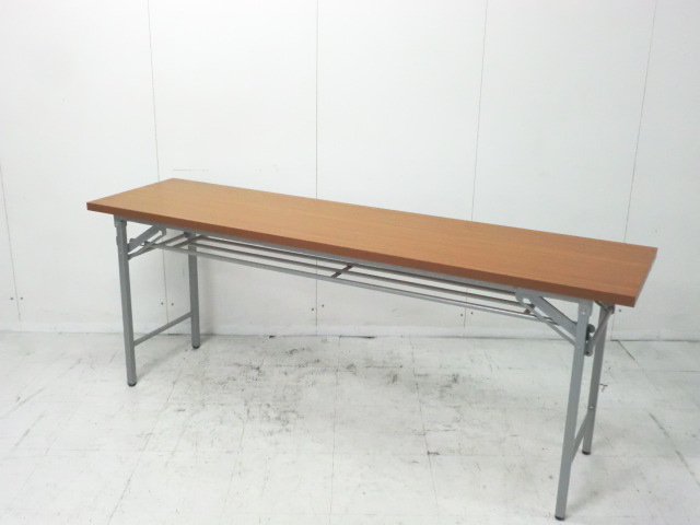 折り畳みテーブル ( アイリスチトセ ) 木目調 //0-200000011651-1