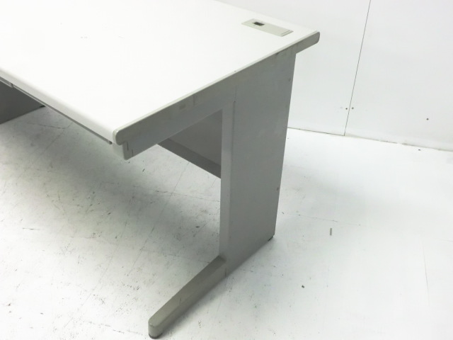 ウチダ / FEED/ ニューグレー / 【中古】 平デスク