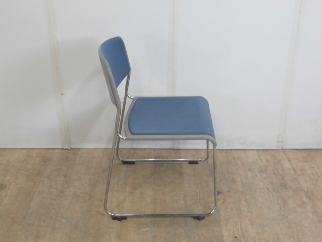 スタッキングチェア (コクヨ) / ブルー/0-200000012292-1