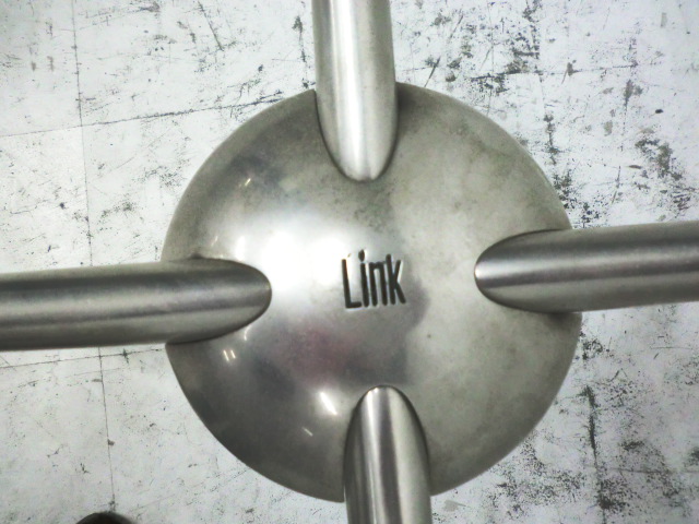 ガラス丸テーブル ( アダル ) シルバー / LINK/0-200000012514-4