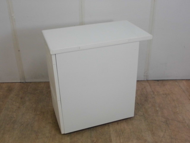 オカムラ/ヴィラージュ/ホワイト/3段脇机/ 0012716-1