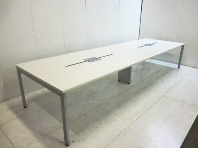 大会議テーブル ( プラス ) ホワイト //0-200000012731-1