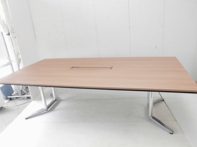 大会議テーブル (オカムラ) ラティオ?/木目調/0-200000013003-1