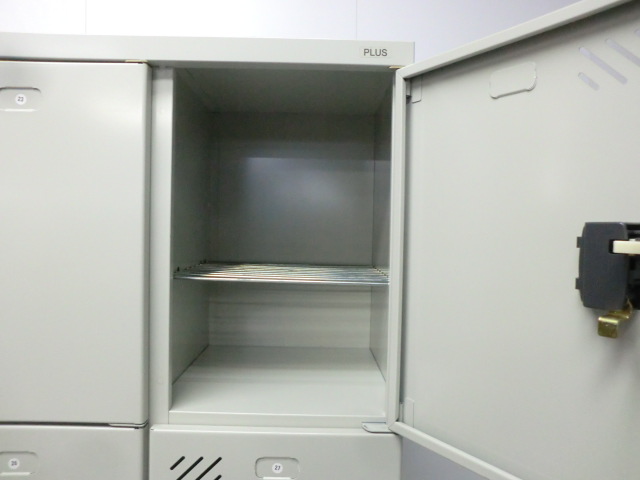 12人用ロッカー ( プラス ) ニューグレー/0013191-1