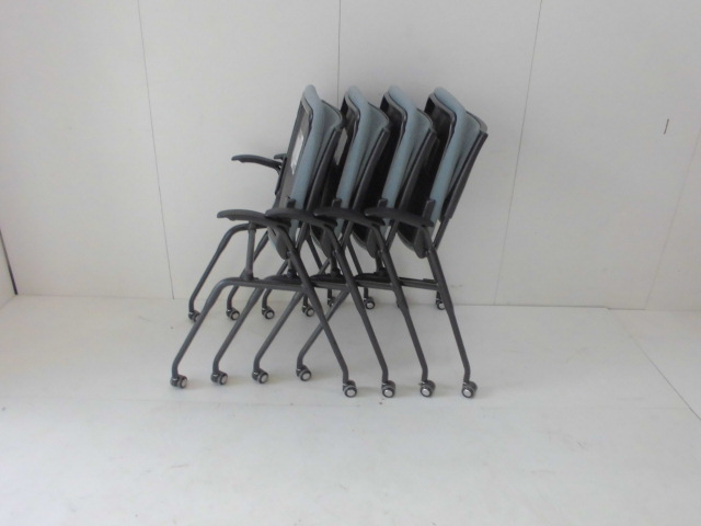 オカムラ/プロスタック/グレー/【中古】カートチェア/ 0014226-1