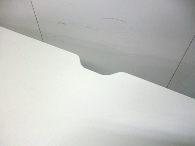 ホワイト /【中古】 平デスク/0014235-1