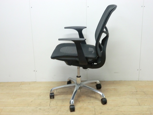 【中古】/OAチェア/ ブラック / 肘有/ 0014280-4