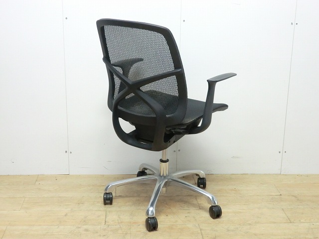 【中古】/OAチェア/ ブラック / 肘有/ 0014280-4