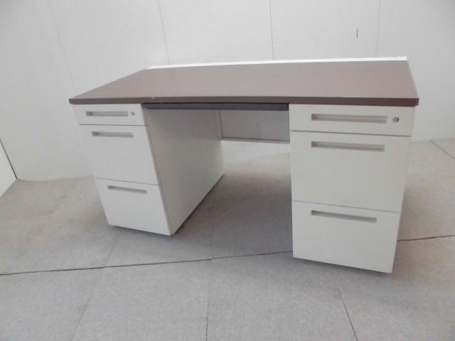 イトーキ/CZR/両袖デスク/木目調/CZR-147BAB/0014474-1