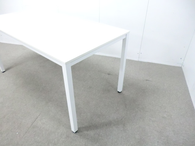会議テーブル / ホワイト / 【中古】/ 0014608-1