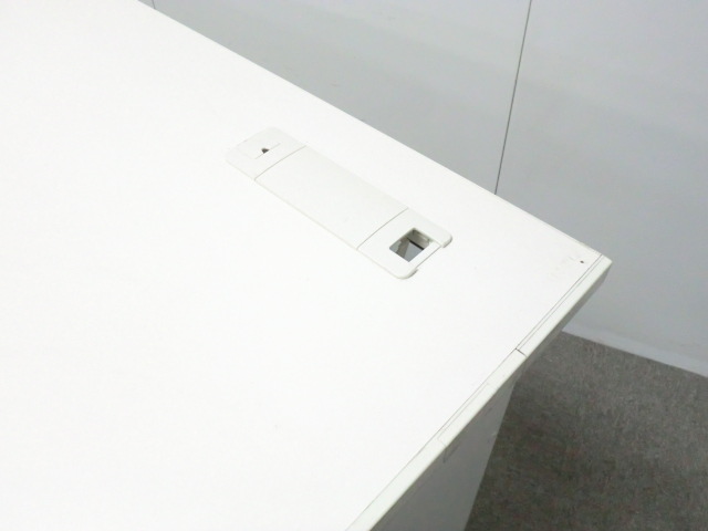 イナバ / デュエナ / ホワイト / 【中古】 片袖デスク/0015092-1