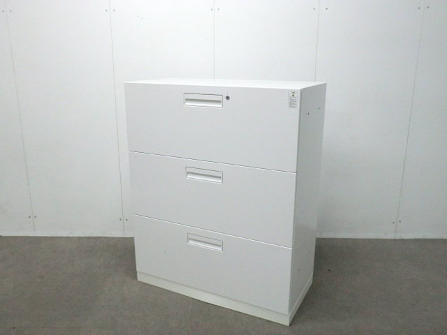 コクヨ/ エディア / ホワイト / 【中古】 3段ラテラル/ 0015990-1