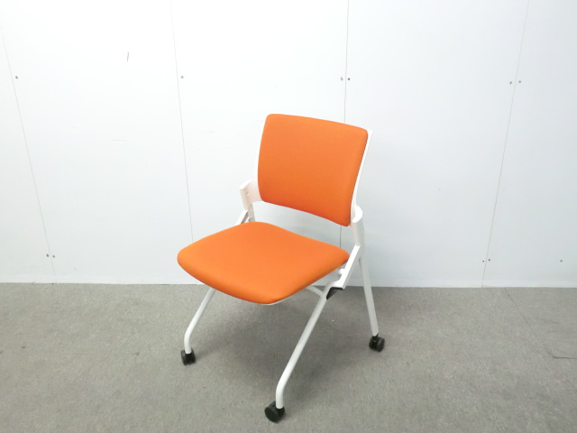 イトーキ/ モノン / オレンジ / 【中古】 カートチェア
