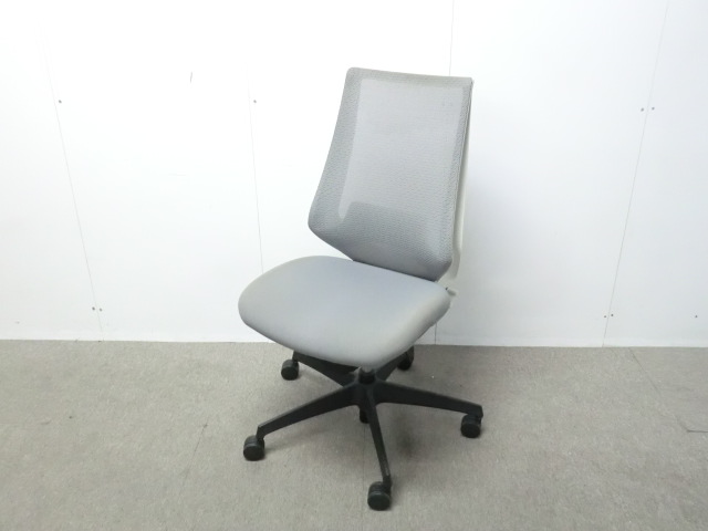 コクヨ / デュオラ / グレー / CRSG3000E1N 【中古】 OAチェア肘無し