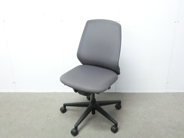 ウチダ/ニンバス / グレー / 【中古】 OAチェア肘無し/ 0016146-1