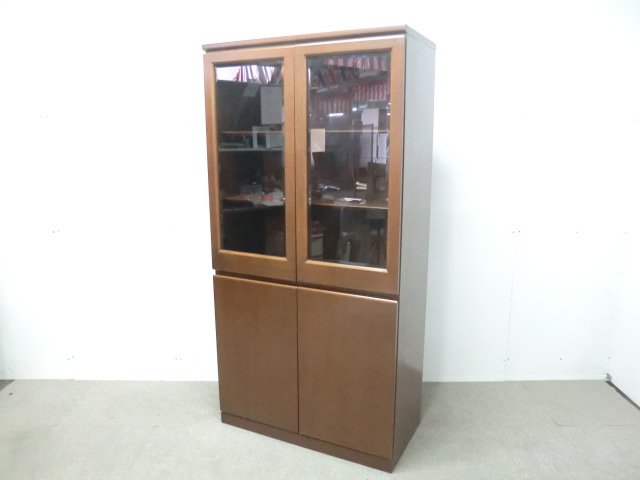 コクヨ / 木目調 / 【中古】 木製書庫