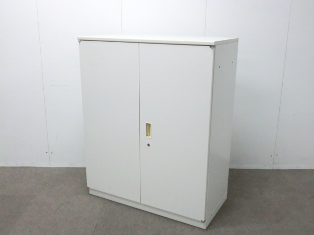 イトーキ/シンライン/ホワイト/【中古】 両開きキャビネット