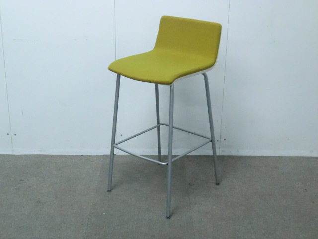 オカムラ / アルトカフェ / グリーン / MS44WF 【中古】 カウンターチェア