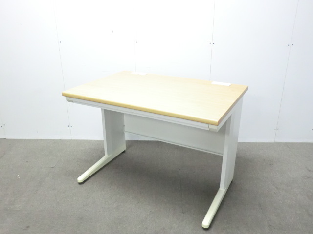 平デスク / 木目調 / 【中古】