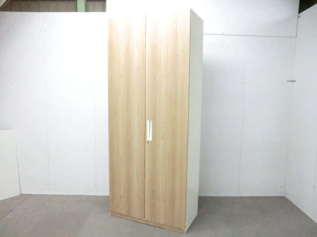 コクヨ/エディア/ 木目調 / 【中古】 両開きキャビネット