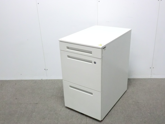 イトーキ / CZR / ホワイト / 【中古】 3段ワゴン