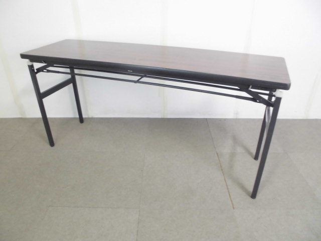 折りたたみテーブル/木目調/コクヨ/【中古】