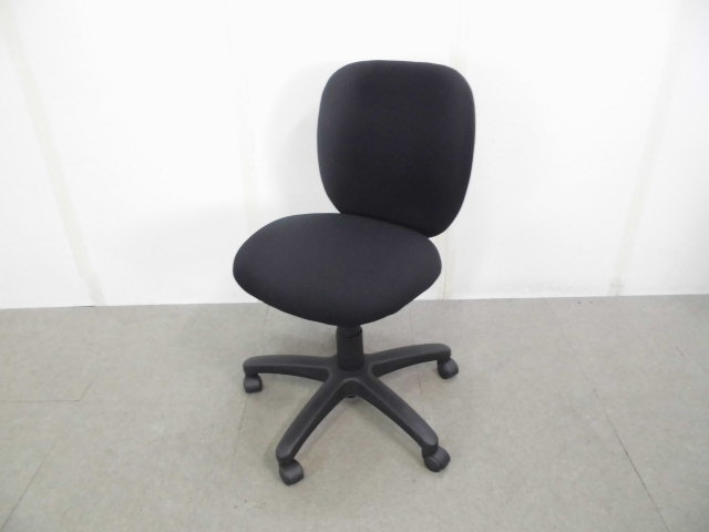 プラス / ブラック / OAチェア肘無