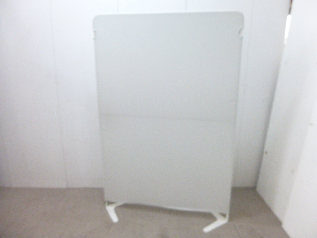 ホワイト/衝立/布製/【中古】/幅1200