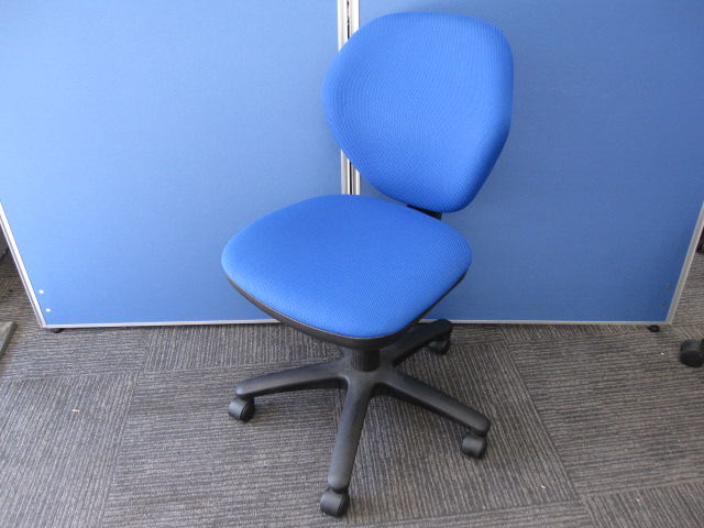 OAチェア肘無し/弘益K-921/ブルー