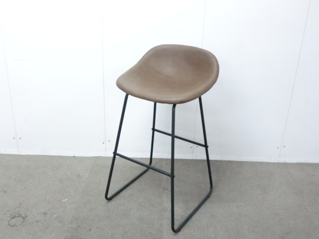 カウンターチェア / ダークブラウン / 【中古】