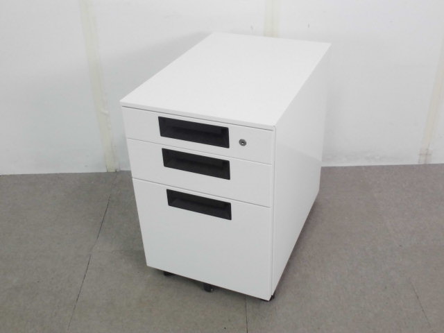 フラットライン / プラス /ホワイト / 3段ワゴン