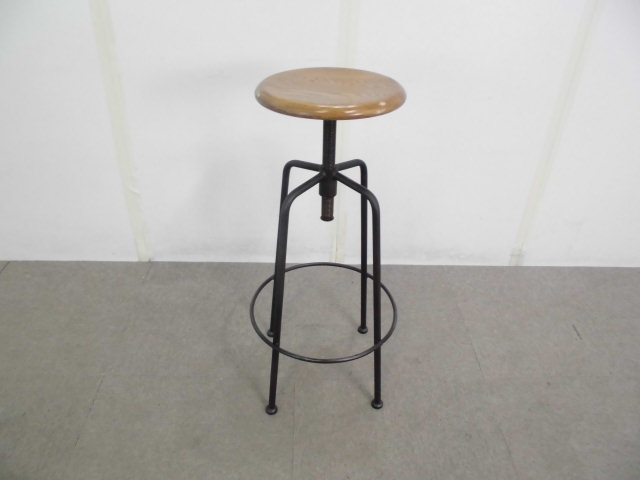 ハイチェア / 木目調 / キズあり