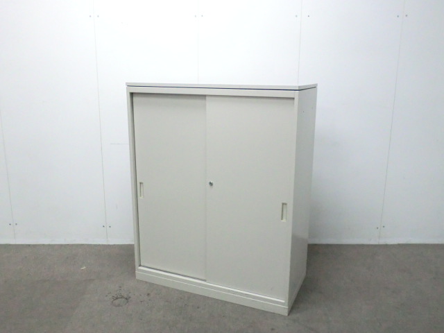 オカムラ / 42 / ニューグレー / 4A49ZZ Z13 【中古】 引違い書庫