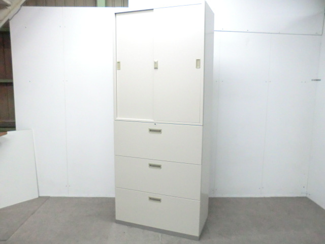 イナバ / ニューグレー / 上下連結キャビネット