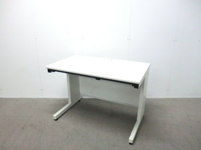 プラス/フラットライン / ホワイト / 【中古】 平デスク