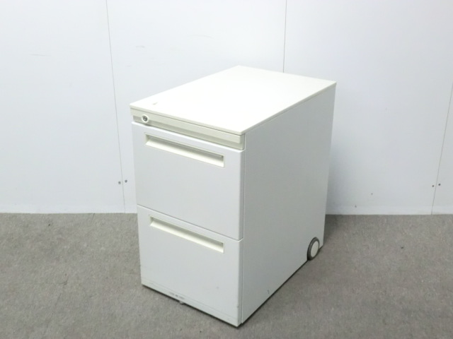 ウチダ/ ホワイト / 【中古】 3段ワゴン / ハイワゴン