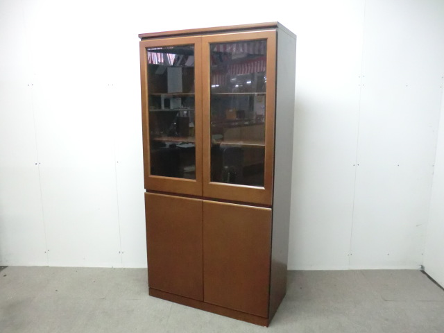 コクヨ / 木目調 / 【中古】 木製書庫