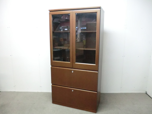 コクヨ / 木目調 / 【中古】 木製書庫