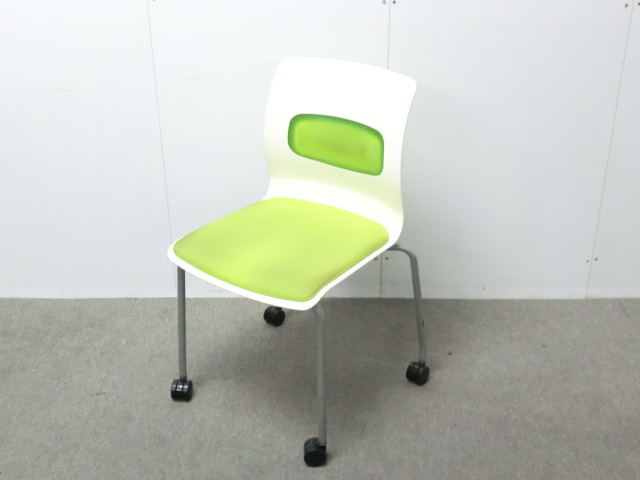 コクヨ / ライトグリーン / 【中古】 カートチェア