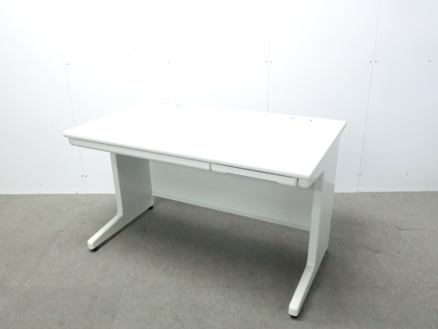 プラス / LA / ホワイト / 【中古】 平デスク