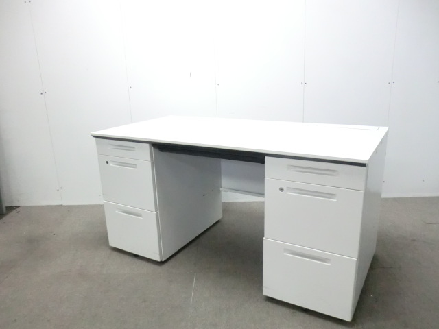 コクヨ / IS / ホワイト / SDP-ISN14SAW 【中古】 両袖デスク