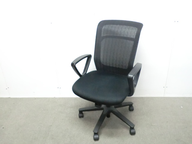 ナイキ/ パウザ / ブラック / 【中古】 OAチェア肘有