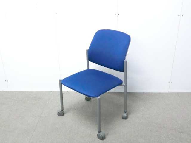 イトーキ / ダークブルー / KLK-162GB-W4N4 【中古】 カートチェア